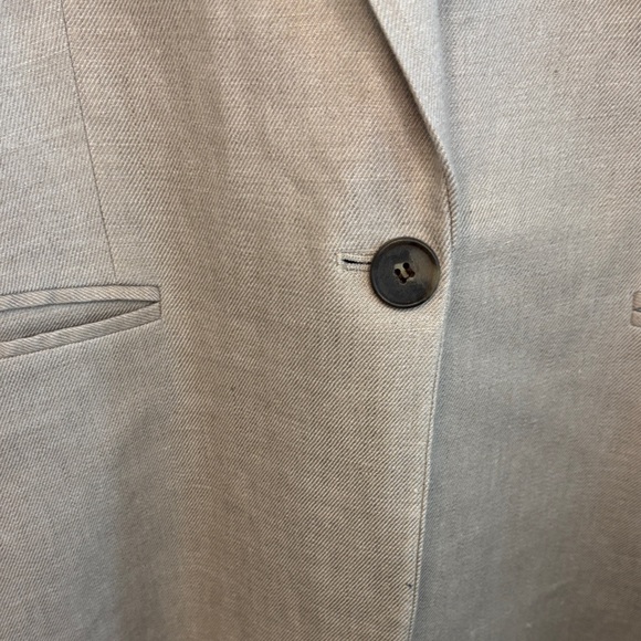 J.Crew Parke Linen Single Blazer Jacket Natural Beige 8 Style #H9710 - Picture 8 of 13